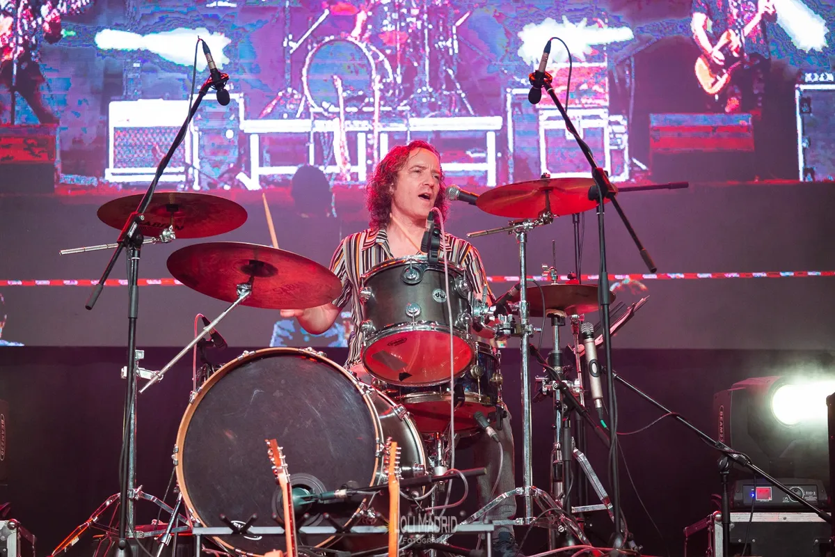 Jorge Gens, baterista en Cuatrogatos